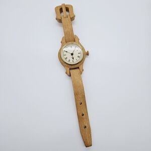 VINTAGE | handmade wooden watch wall clock